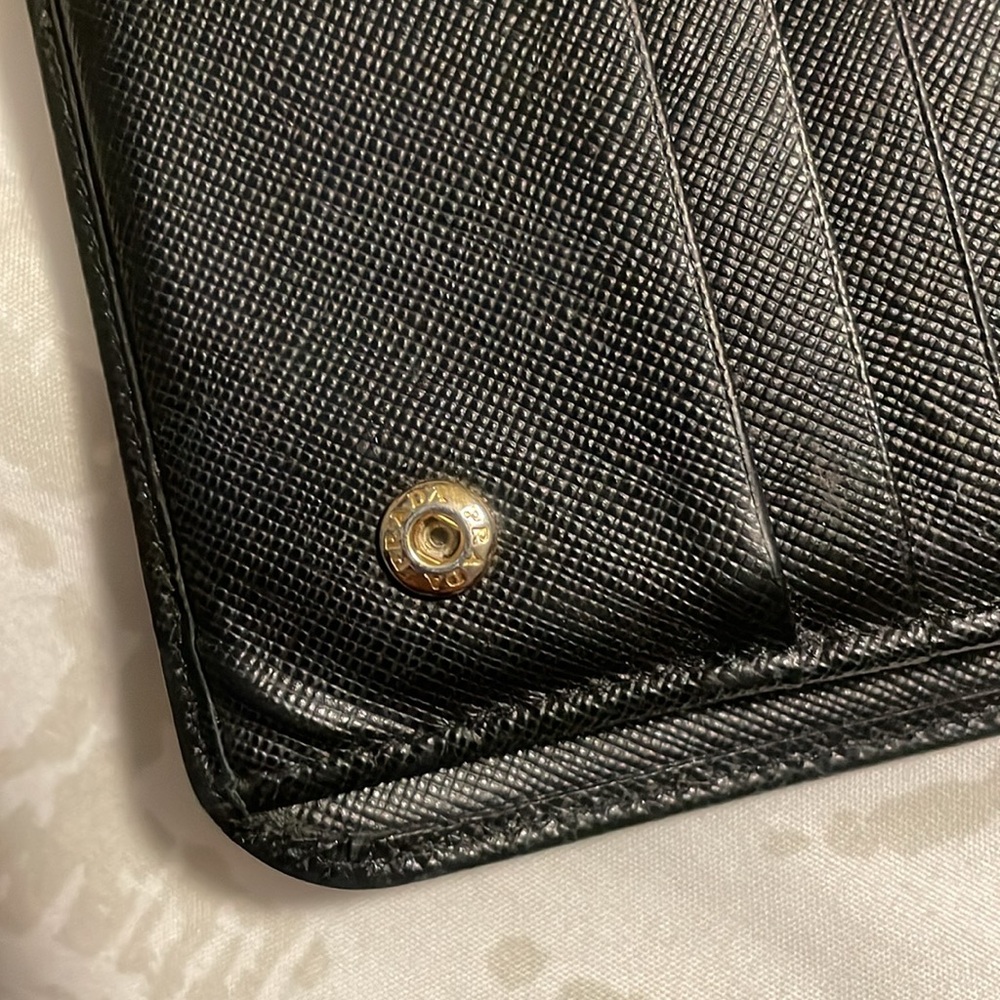Prada Saffiano Leather Continental Wallet - Picture 8 of 16